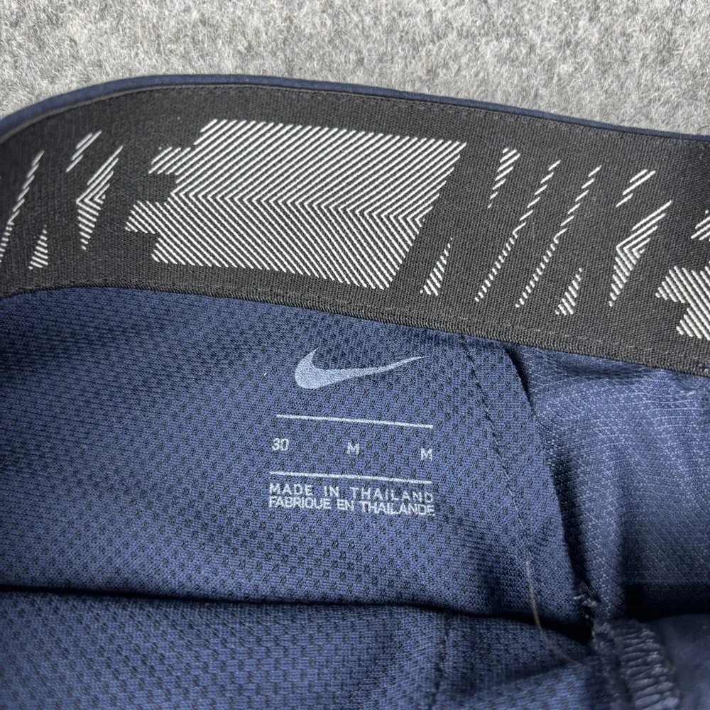 Nike Golf Short Mens 30 Navy Blue Performance Stretch Casual Athletic Flat Front